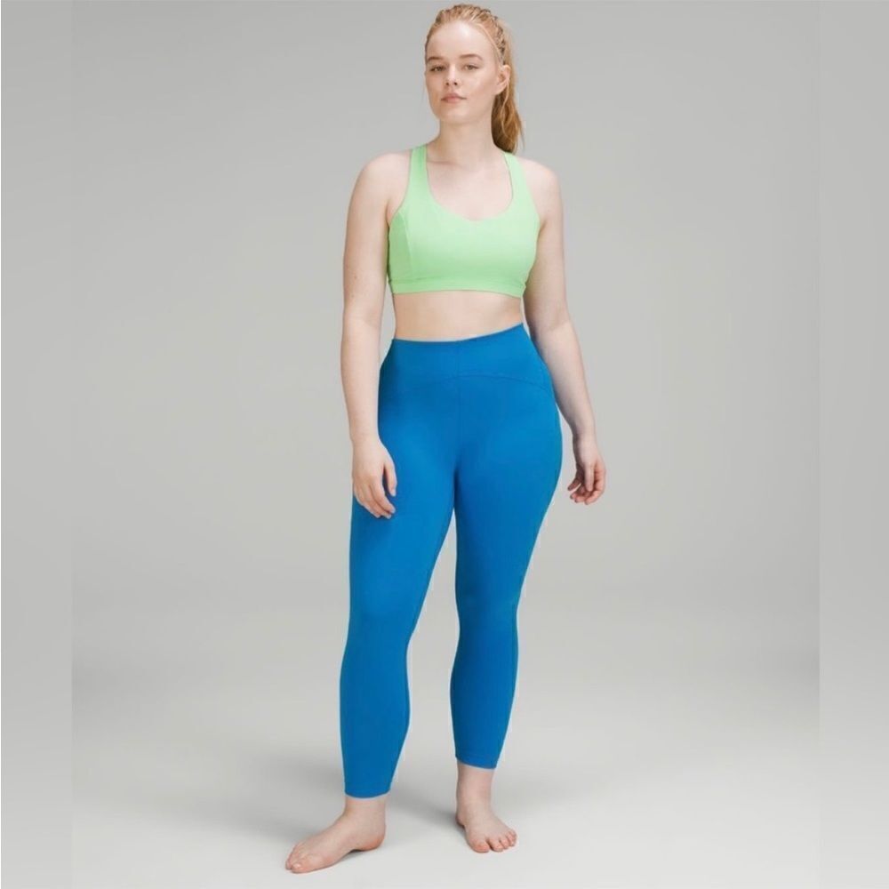 LULULEMON INSTILL Nulu High-Rise Tight 25", Poolside Blue / Size 14. NWT
